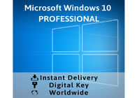 वैश्विक रूप से सक्रियकरण Microsoft विंडोज 10 प्रो की रिटेल लाइसेंस सिल्वर स्क्रैच सॉफ्टवेयर
