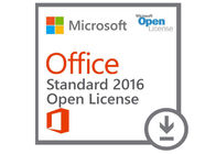 वास्तविक मानक Microsoft Office 2016 कुंजी कोड COA स्टिकर पैक FPP लाइसेंस ऑनलाइन सक्रियण