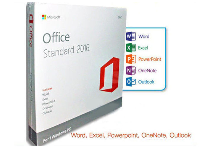 DVD Microsoft Office 2016 मानक सक्रियकरण कुंजी, Microsoft Office 2016 मानक लाइसेंस